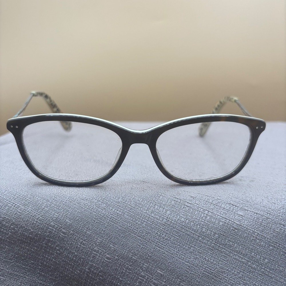 Bebe BB5101 Tortoise Leopard Print Cat Eye Eyeglass Frames 135mm Brown White